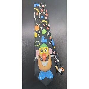 Toy Story Mr. Potato Head   Vintage  Silk Necktie 1996 Hasbro Wally‎ Wear